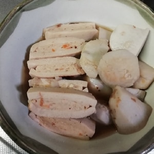 高野豆腐の鶏ひき肉はさみ煮